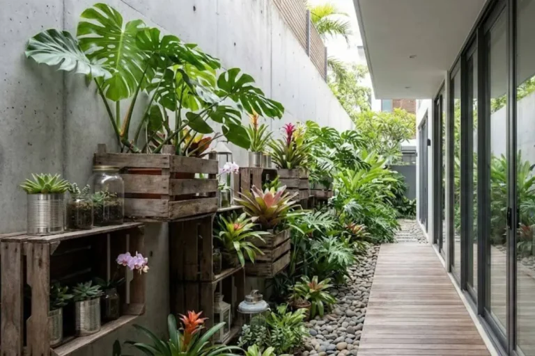 decoração-para-jardim-material-reciclado