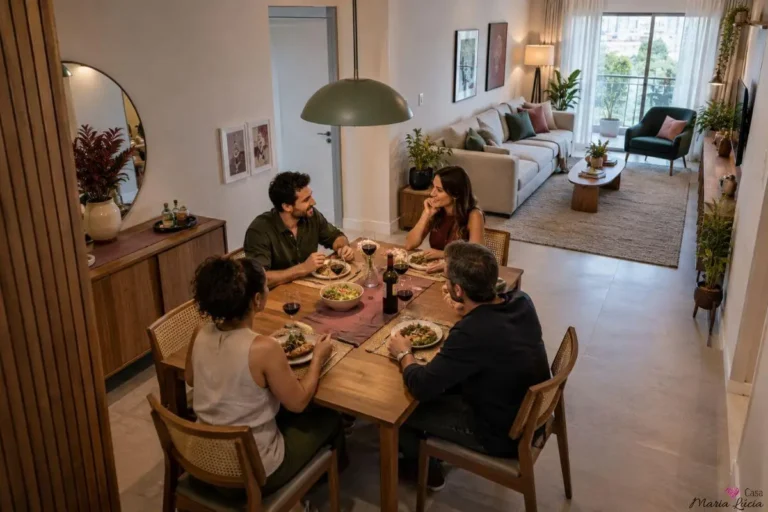 Sala Comprida e Estreita: Layouts sem Bloquear a Passagem